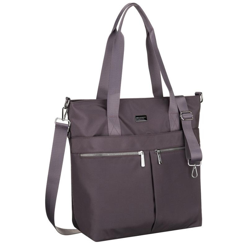 Torebka shopper, szara, Peterson