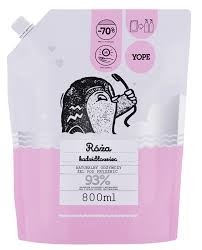 Yope, żel pod prysznic róża i kadzidłowiec, zapas, 800 ml