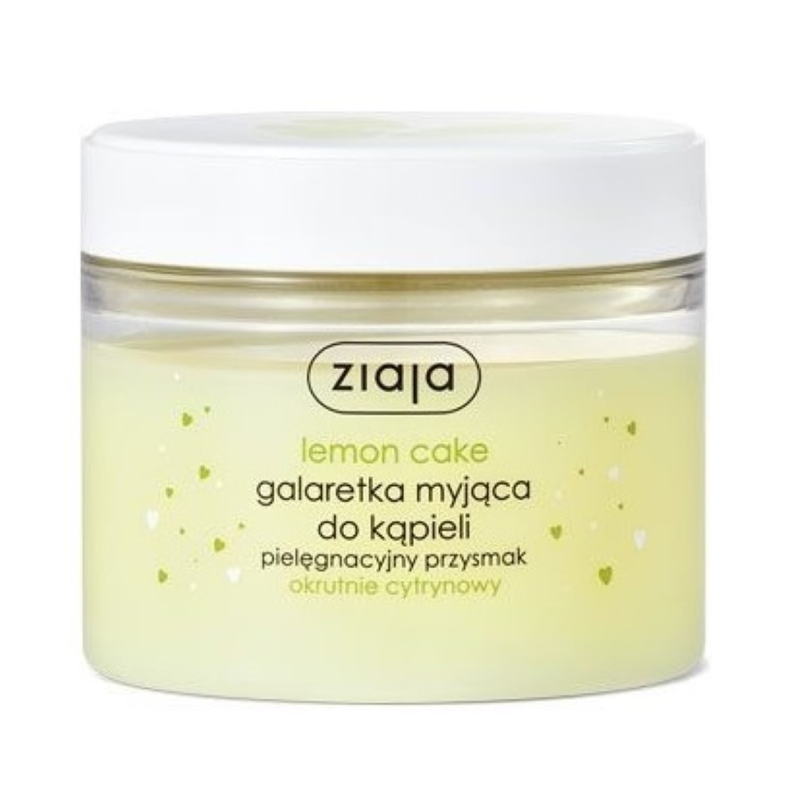 Ziaja, Galaretka myjąca do kąpieli, Lemon Cake, 260 ml