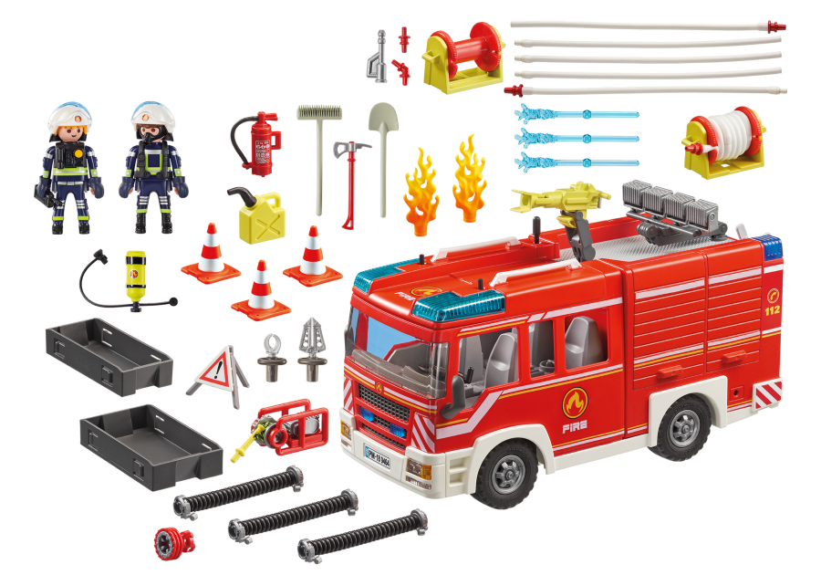 Playmobil, City Action, Pojazd ratowniczy straży pożarnej, 9464 