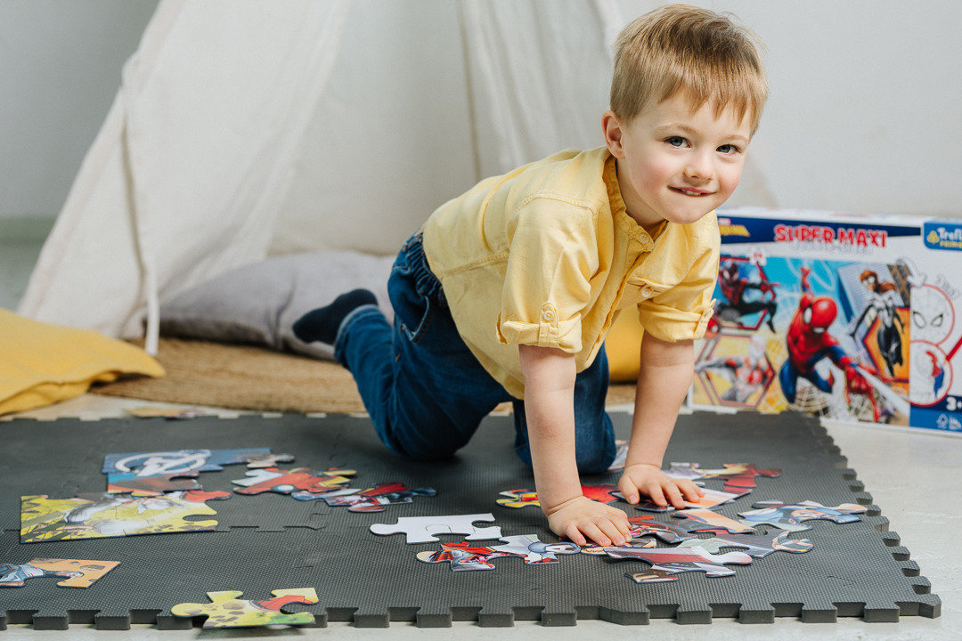 Spider-Man in Action SUPER MAXI Double-sided Puzzle Trefl 41006