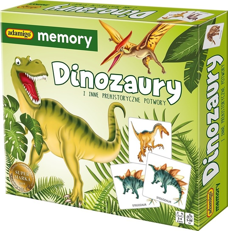 Adamigo Memory Dinozaury