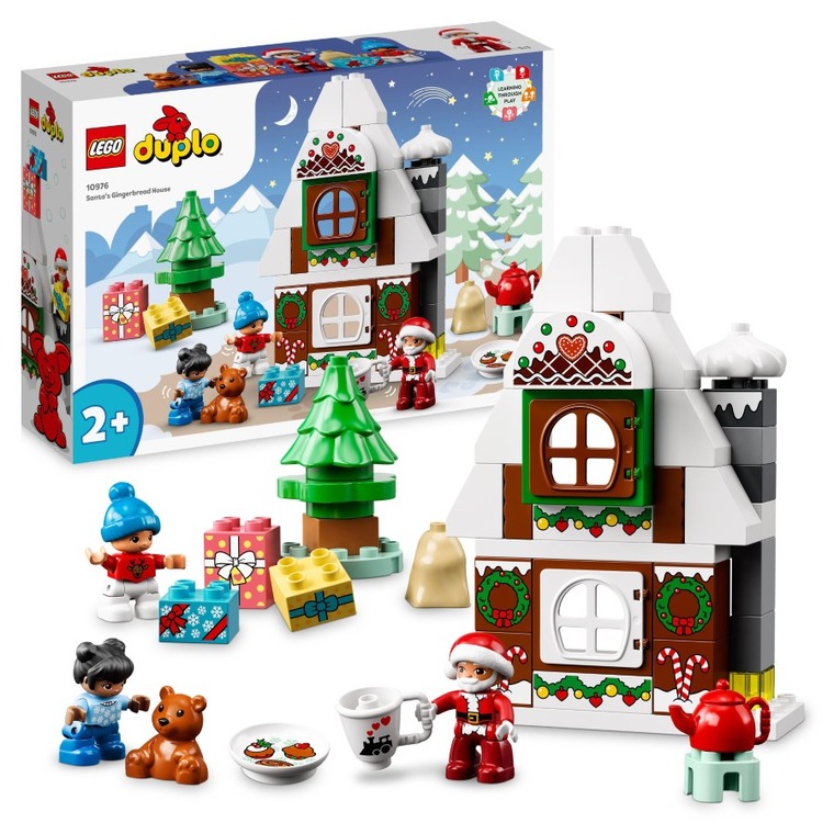 LEGO DUPLO, Piernikowy domek Świętego Mikołaja, 10976