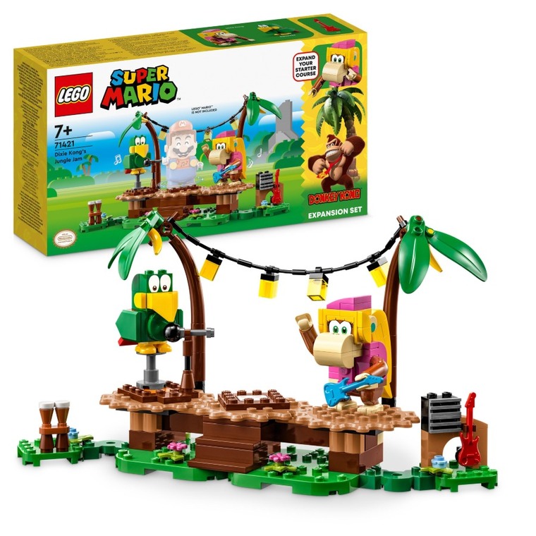 LEGO Super Mario, Dżunglowy koncert Dixie Kong - zestaw rozszerzający, 71421
