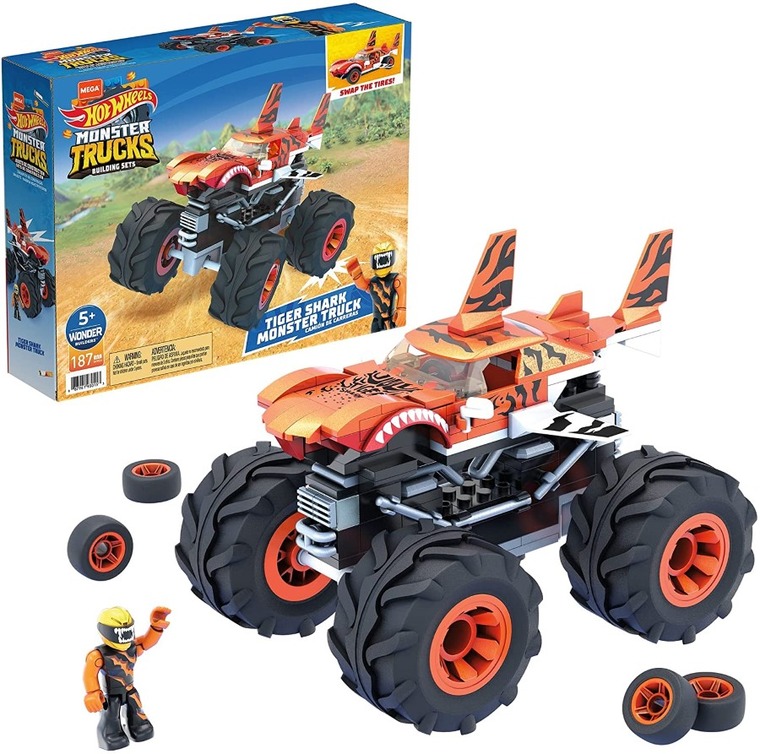 Hot Wheels Monster Trucks Mega Wrex MegaBloks Set — Adventure Hobbies & Toys