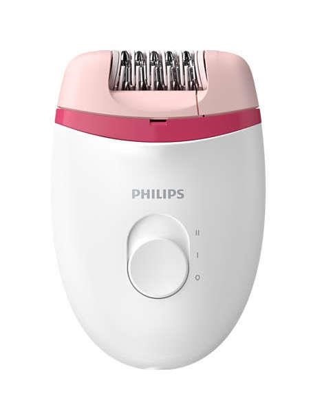 Philips, depilator elektryczny, Satinelle Essential, BRE235/00, biały
