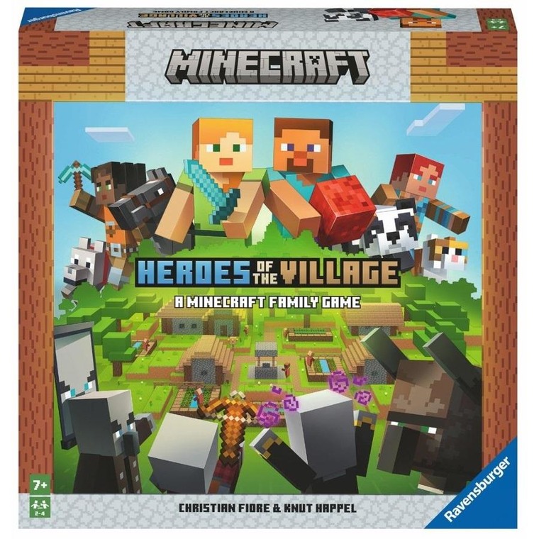 Ravensburger, Minecraft, Heroes of Village, Uratuj wioskę, gra familijna