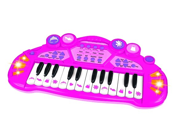 Smiki, My 1st Electronic Organ, pianinko, różowe