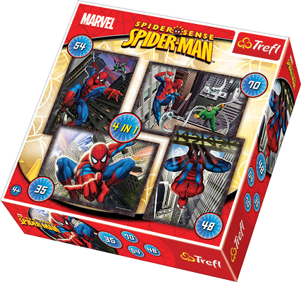 Marvel Spiderman puzzle 4x100pcs - RAVENSBURGER