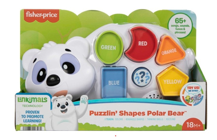 Fisher-Price, Linkimals, Interaktywny Niedźwiedź polarny, zabawka niemowlęca