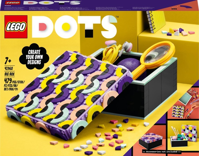 LEGO DOTS, Duże pudełko, 41960