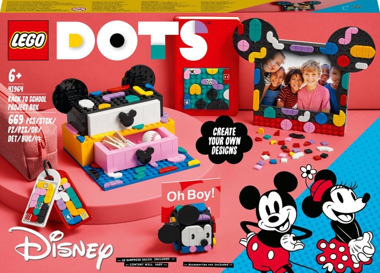LEGO DOTS, Myszka Miki i Myszka Minnie - zestaw szkolny, 41964
