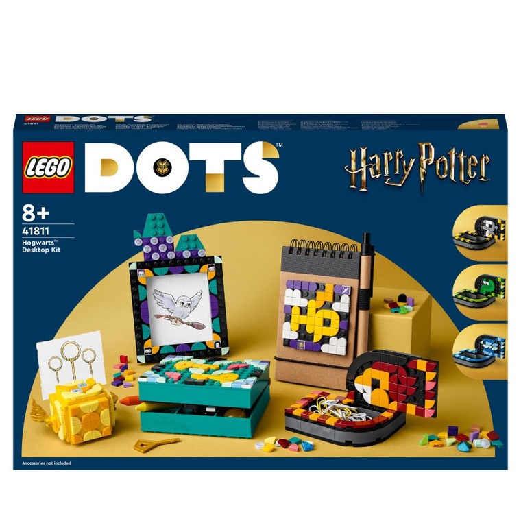LEGO DOTS, Zestaw na biurko z Hogwartu, 41811