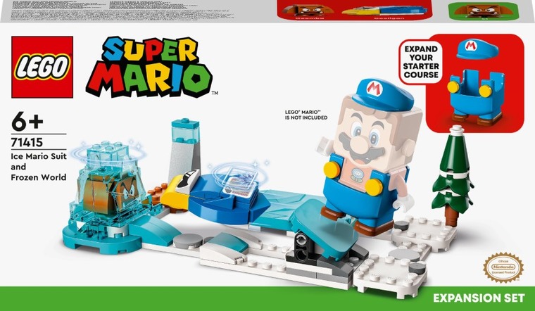 LEGO Super Mario, Mario - lodowy strój i kraina lodu - zestaw rozszerzający, 71415