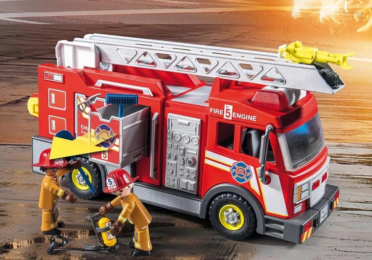 Misja ratownicza straży pożarnej City Action - zestaw Playmobil z