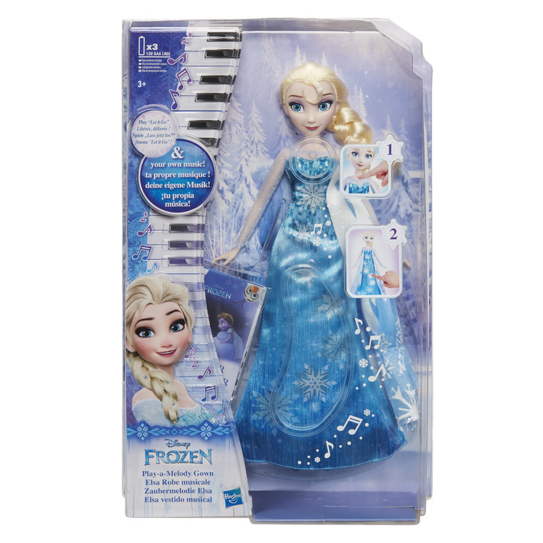 Kraina Lodu, Elsa w muzycznej sukni, lalka interaktywna 