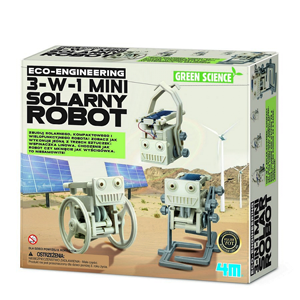4M, Mini solarny robot, zestaw naukowy 3w1