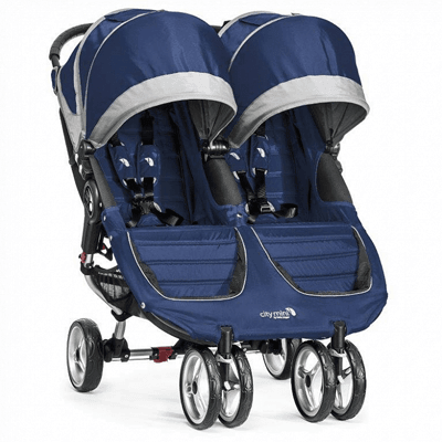 Baby Jogger, City Mini Double, wózek bliźniaczy, Cobalt-Gray
