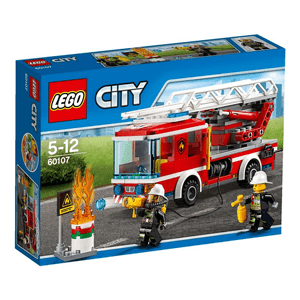LEGO City, Wóz strażacki z drabiną, 60107