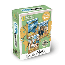 Pakiet Nela mała reporterka 6-8: Nela na kole podbiegunowym z mapą i psem, Nela i skarby Karaibów z mapą, Nela i tajemnice oceanów)