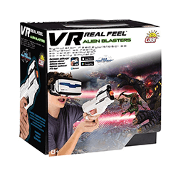 Cobi, VR Real Feel, Alien Blaster, symulator rzeczywistości i gra 3D