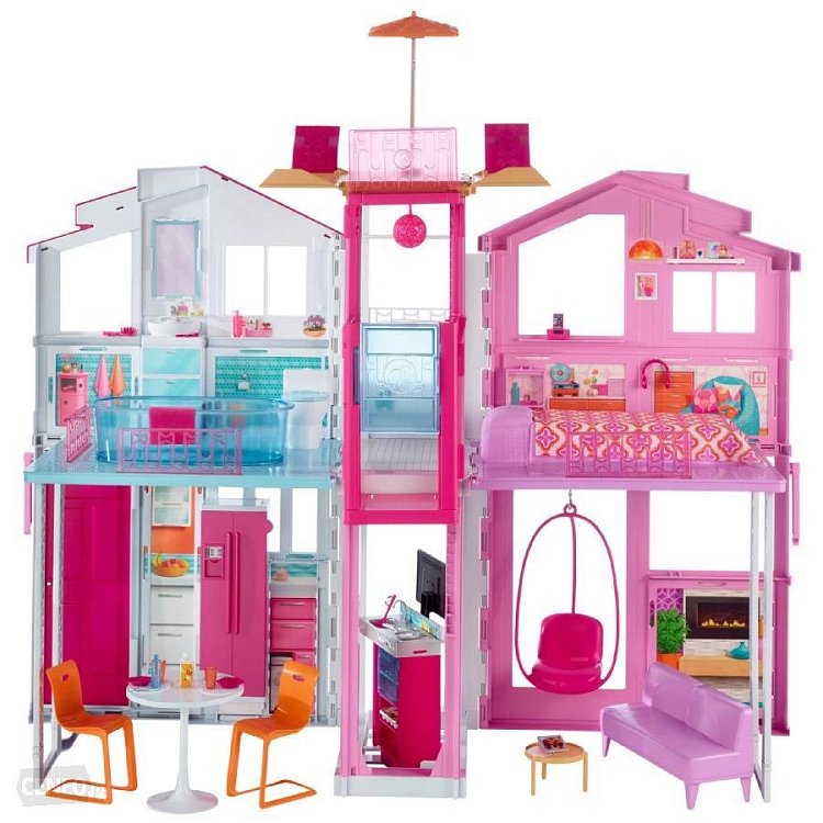 Barbie, Miejski domek dla lalek, zestaw
