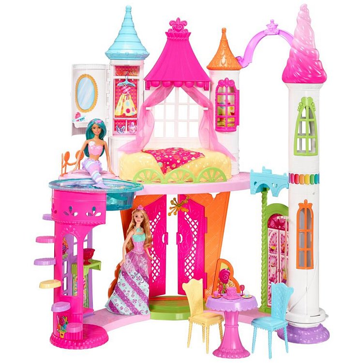 Barbie, Pałac Krainy Słodkości, zestaw bez lalki