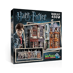 Wrebbit, Harry Potter, Diagonal Alley, puzzle 3D, 450 elementów