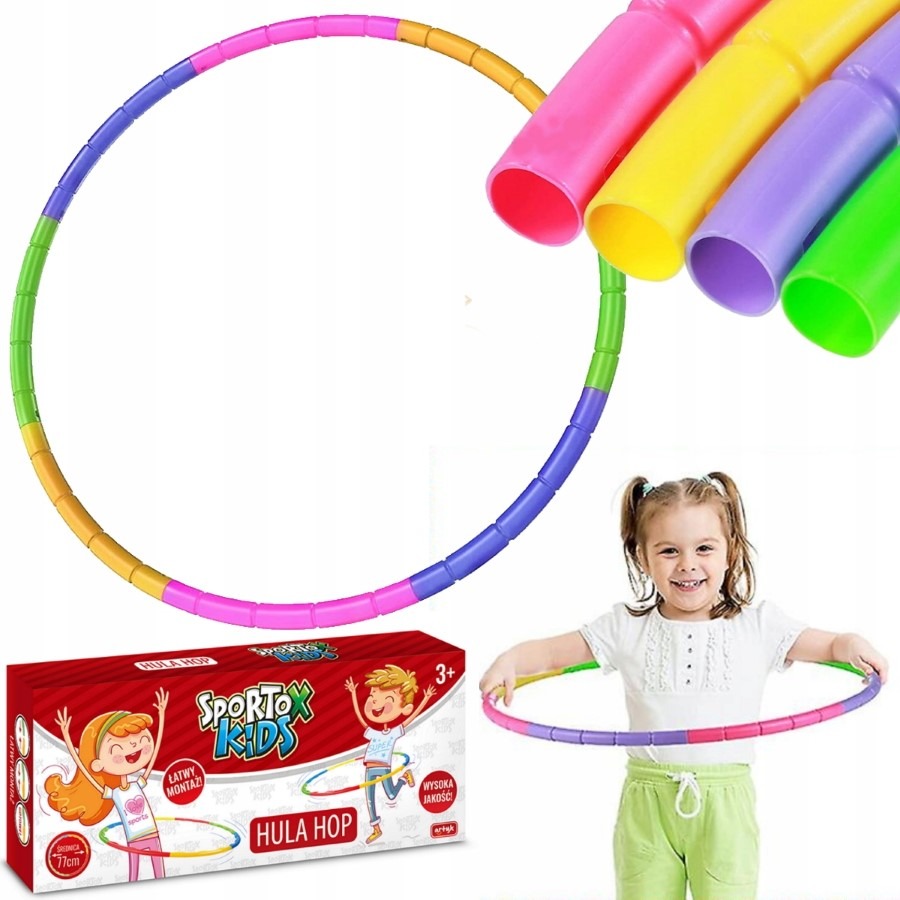 Artyk, Sportox Kids, składane hula hop, 77 cm Artyk, Sportox Kids, składane hula hop, 77 cm