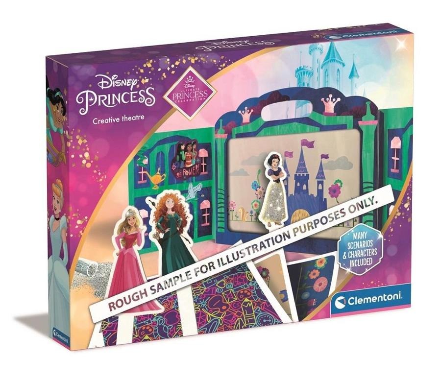Clementoni, Disney Princess, Magiczny teatrzyk, zestaw kreatywny Clementoni, Disney Princess, Magiczny teatrzyk, zestaw kreatywny