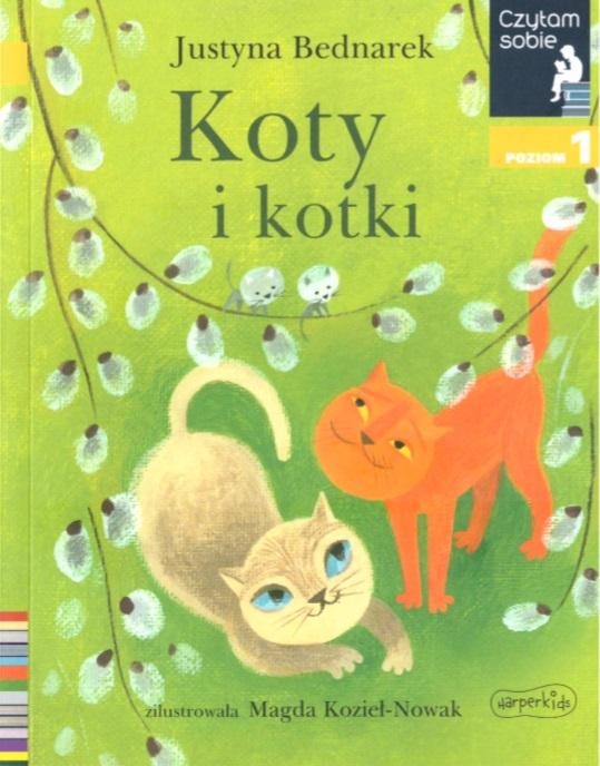 Czytam sobie. Koty i kotki. Poziom 1
