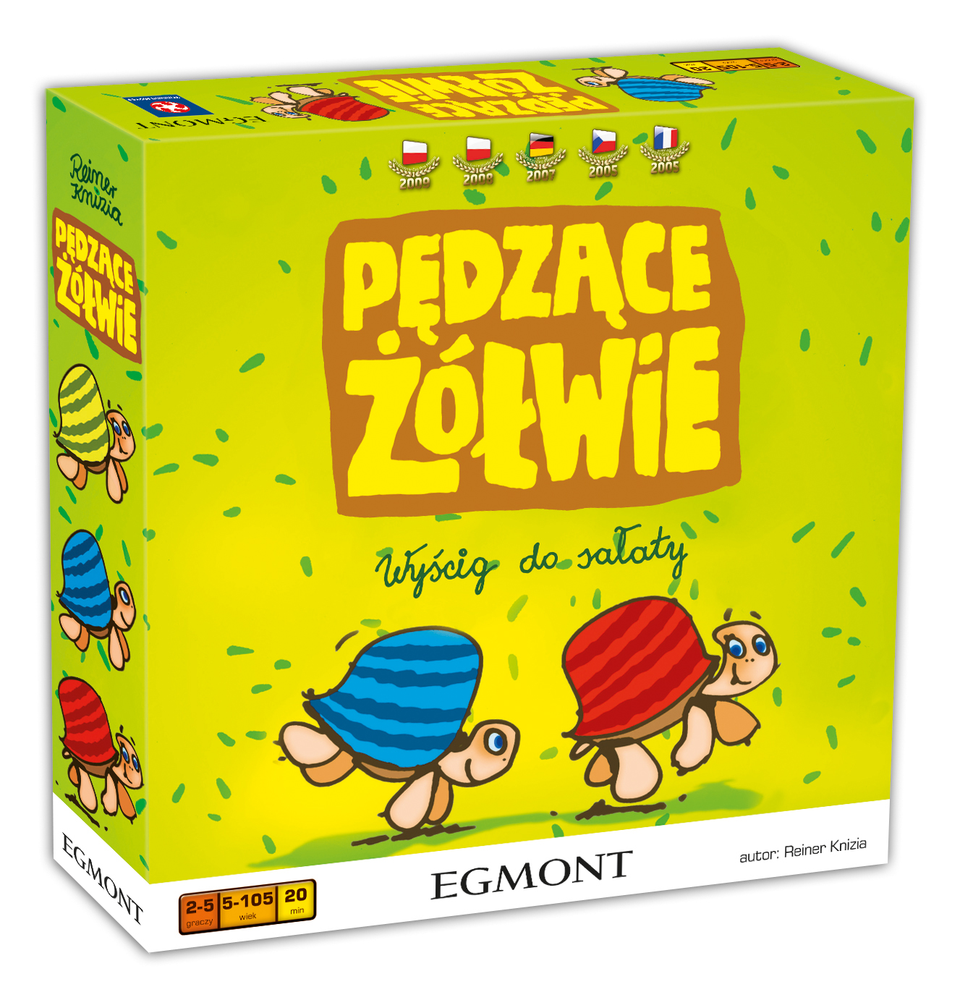 Egmont, Pędzące żółwie, Wyścig do sałaty, gra karciana