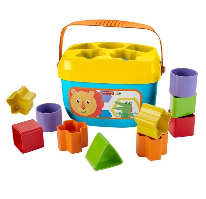 Fisher-Price, Pierwsze klocki malucha, 10 elementów