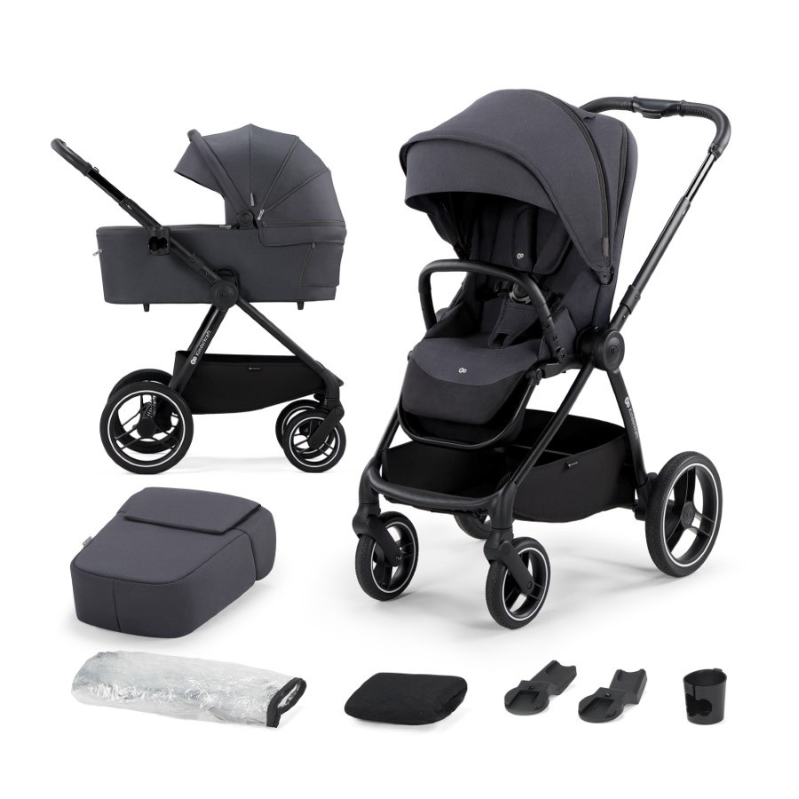 Kinderkraft, Nea, wózek wielofunkcyjny, 2w1, deep grey