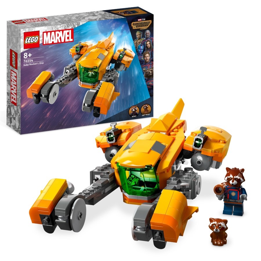 LEGO Marvel, Statek kosmiczny małego Rocketa, 76254