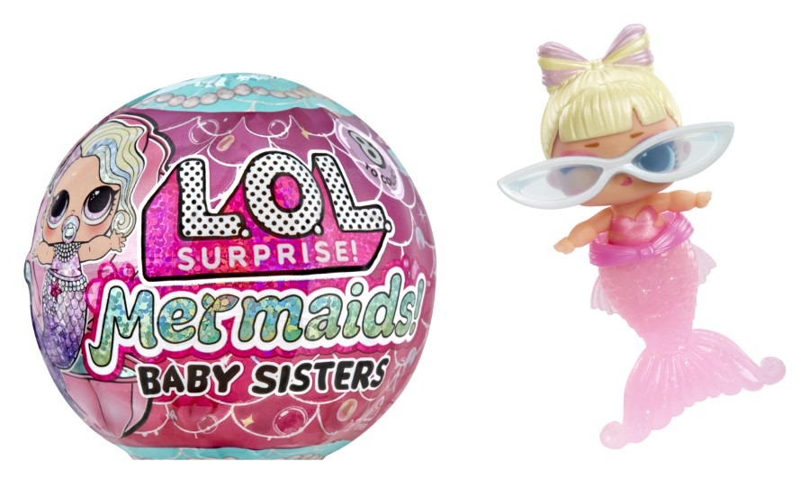 L.O.L. Surprise, Mermaids! Baby Sisters, kula niespodzianka, 1 szt. L.O.L. Surprise, Mermaids! Baby Sisters, kula niespodzianka, 1 szt.