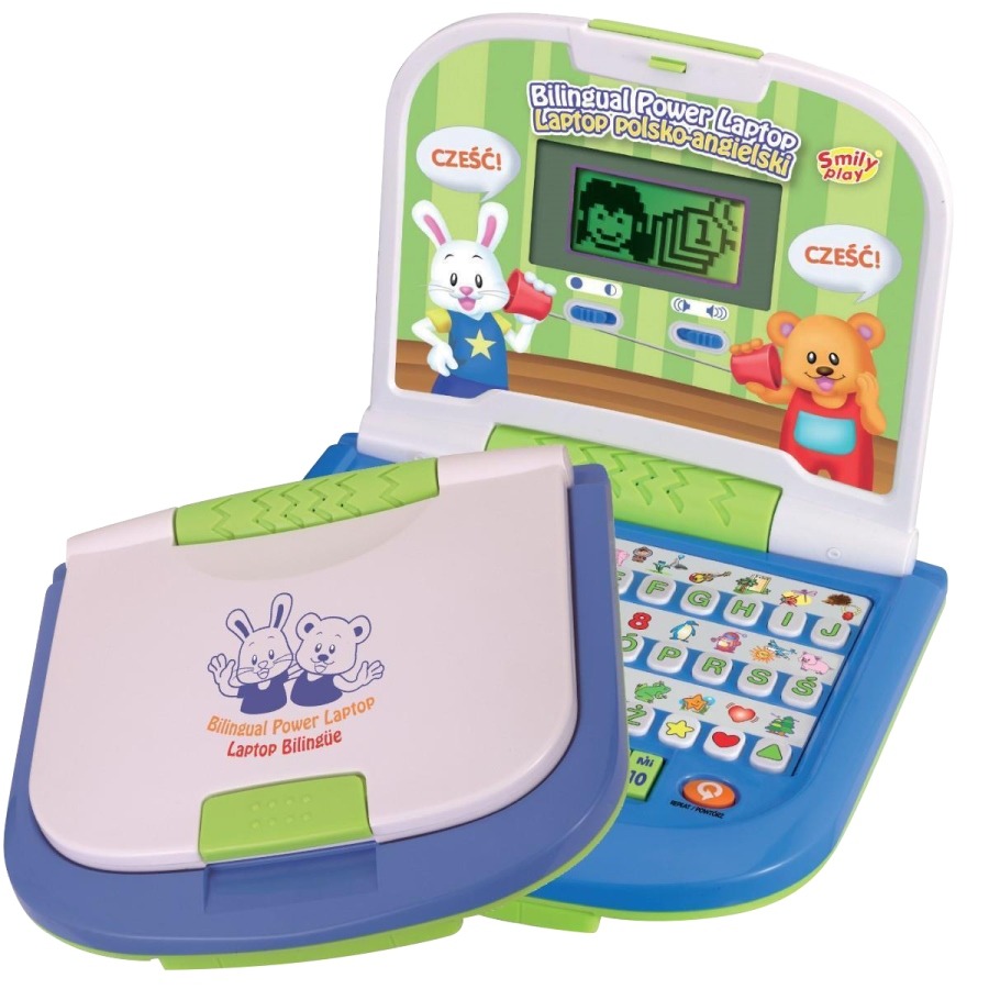 Smily Play, laptop dwujęzyczny, zabawka edukacyjna
