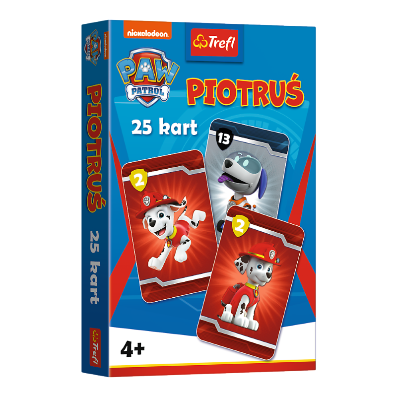 Trefl, Psi Patrol, Piotruś, gra karciana