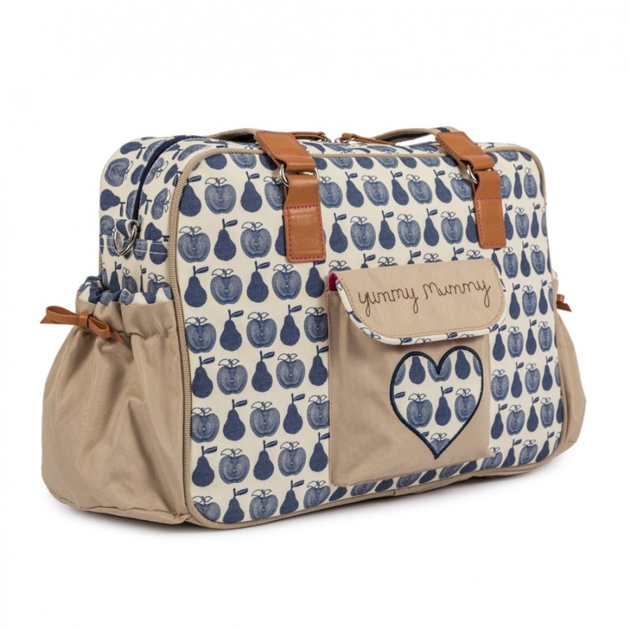 Pink Lining, Yummy Mummy, torba, Apples&Pears Blue Pink Lining, Yummy Mummy, torba, Apples&Pears Blue