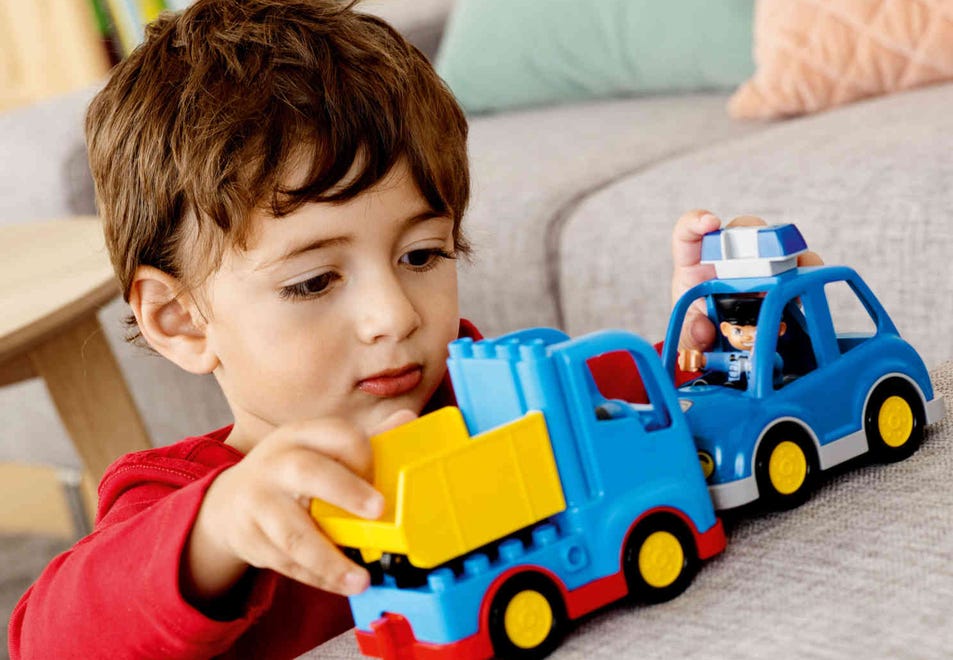 Zabawa klockami LEGO DUPLO