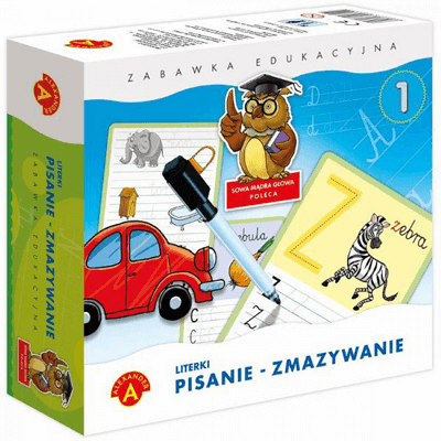 Gra zręcznościowa Alexander, Literki – pisanie i zmazywanie