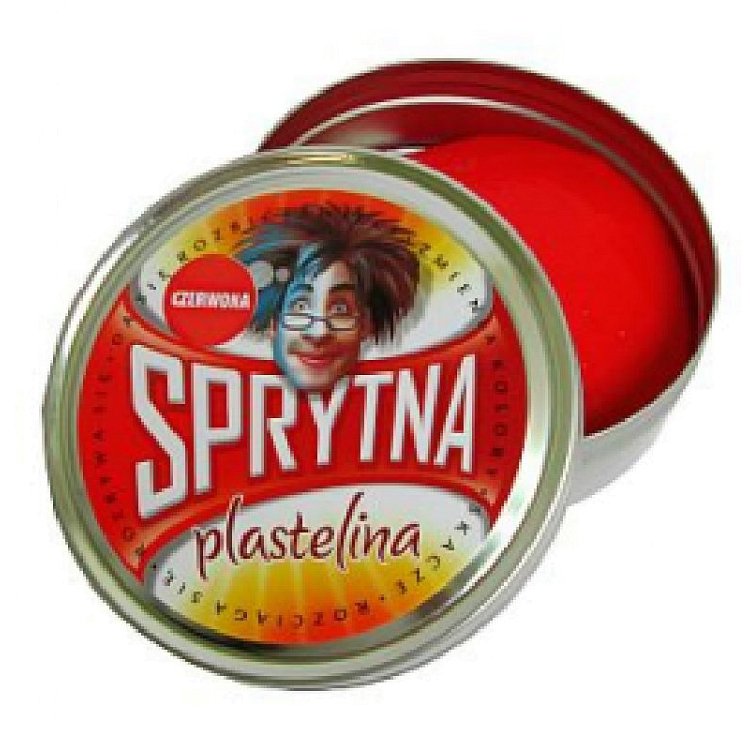Sprytna plastelina Artyzan, czerwona